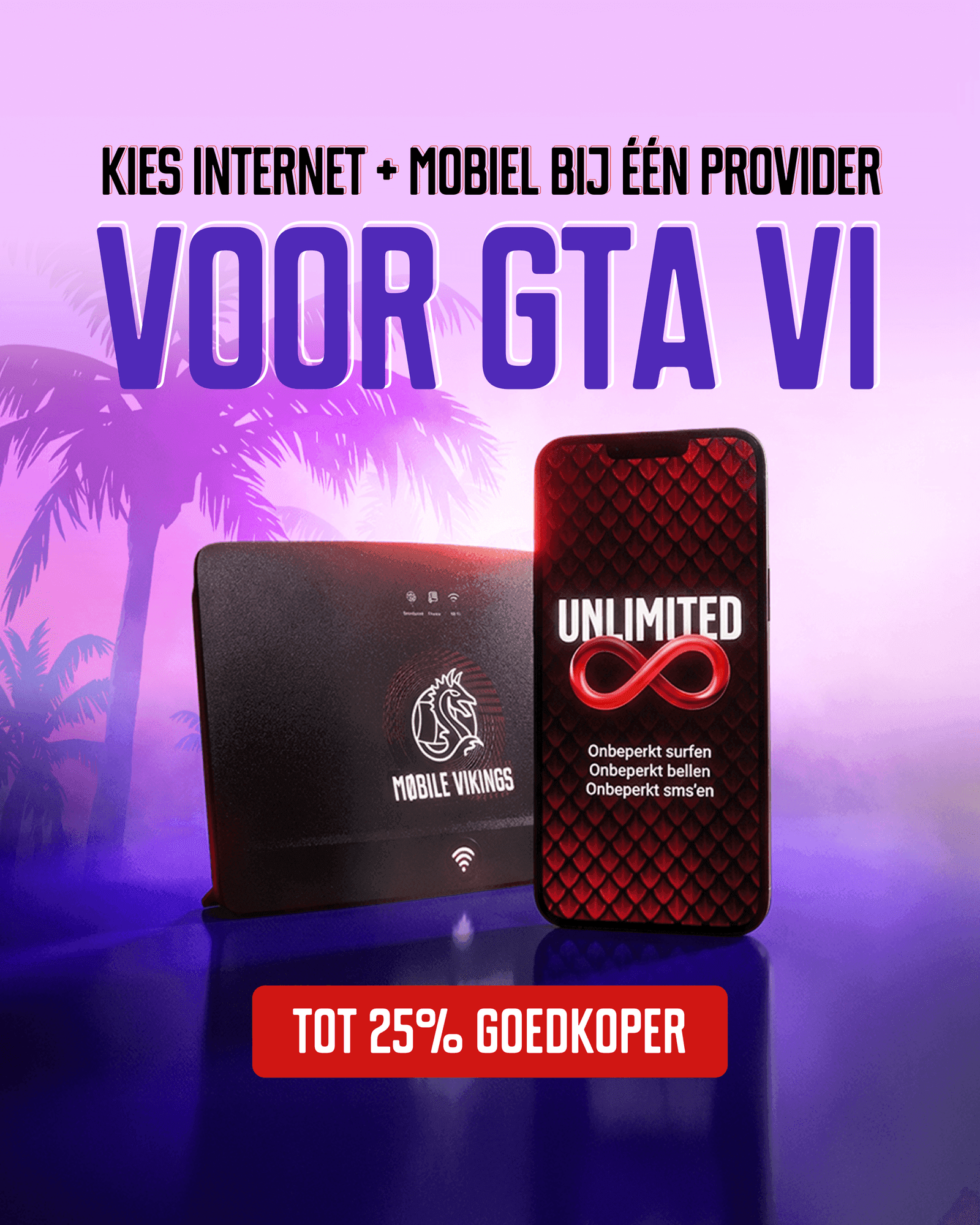 Mobile Vikings static ad by Subyect